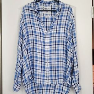 Frank & Eileen Blue Plaid Button Down Shirt